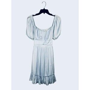Altar'd State Light Blue Mini Dress